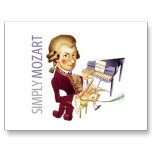 SIMPLY MOZART Postcard