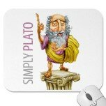 SIMPLY PLATO Mousepad