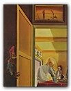  Gala and the Angelus of Millet Preceding the Imminent Arrival of the Conical Anamorphoses, 1933
